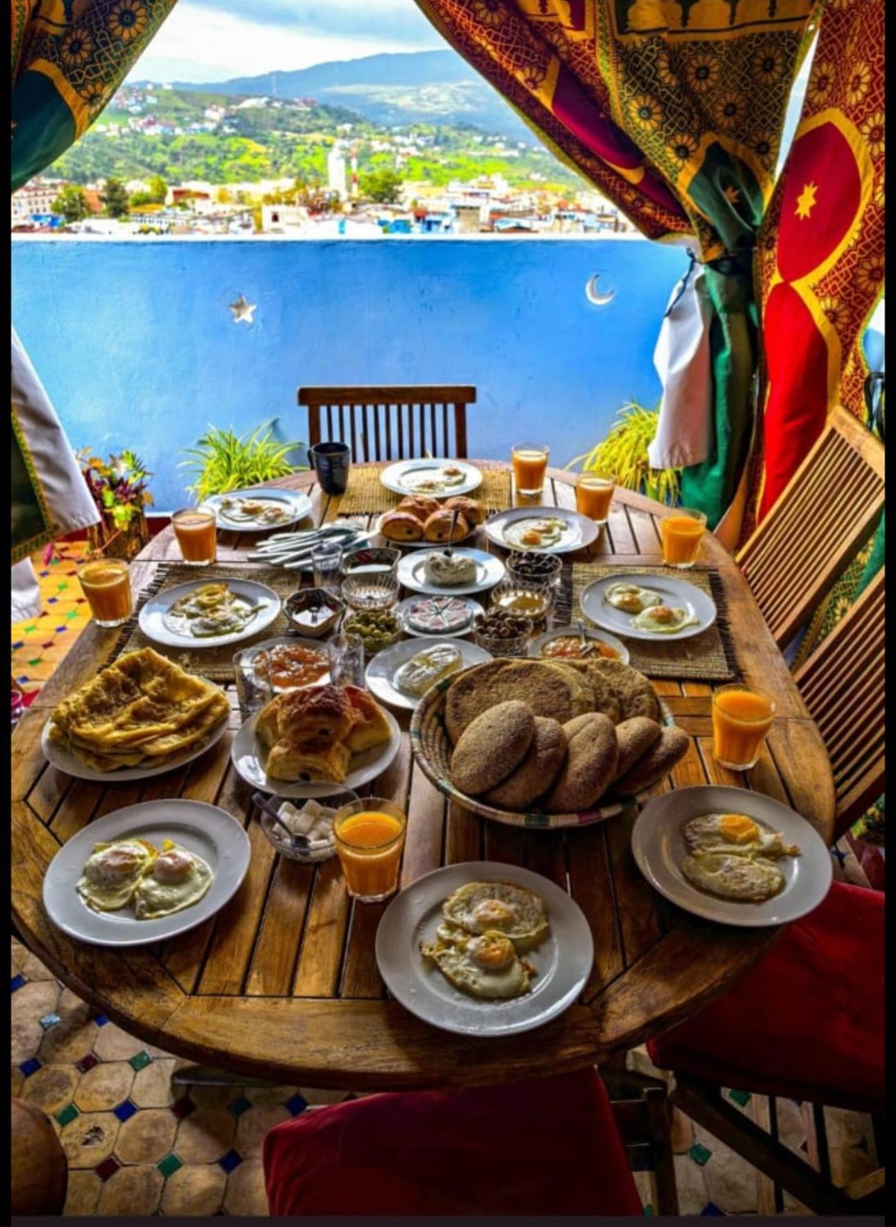 Dar Al Mansoura Riad Чефчауен Екстериор снимка
